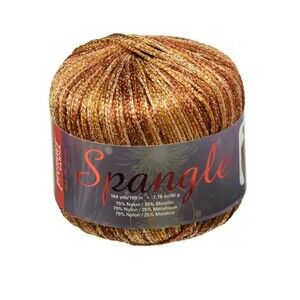 NEW 3x PREMIER Spangle Glitter Yarn BUNDLE color-Coppertones @164yds#3 yarn
